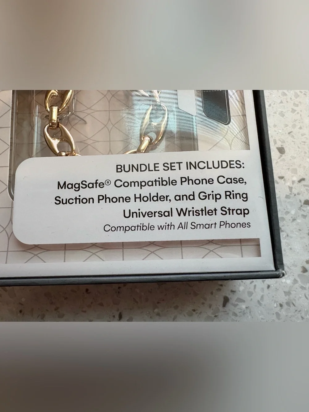 NEW Midnight Shadow Phone Bundle Set for iPhone 16 Pro Max - Black